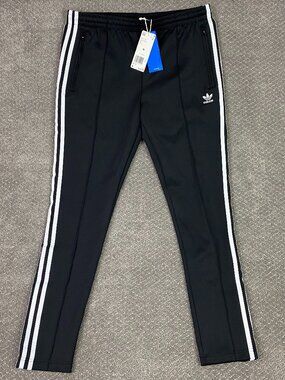 Adidas Originals Superstar Track Pants Women's Medium Black Trefoil Firebird